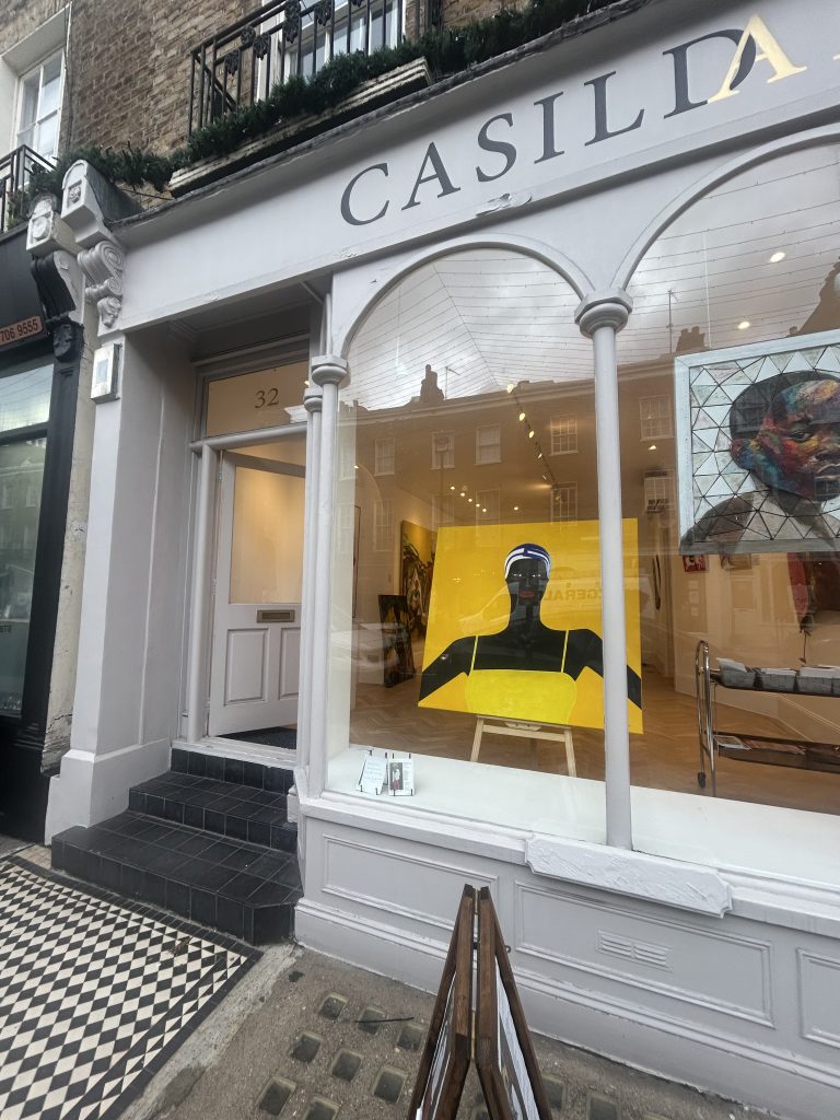 Contemporary Black art exhibition at CasildART Contemporary gallery in London